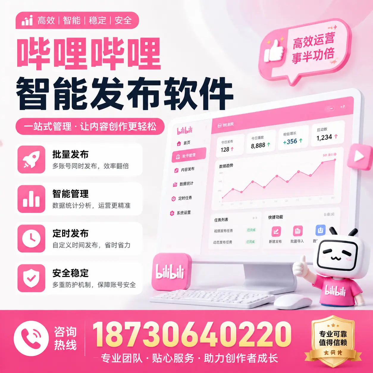 如何评估哔哩哔哩智能发布软件的ROI?鄂州 企业必读